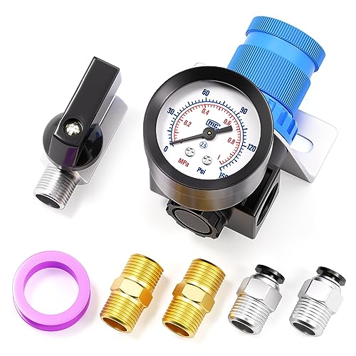 TAILONZ 1/4"NPT Pneumatic Pressure Regulator AR2000 - style: Regulation