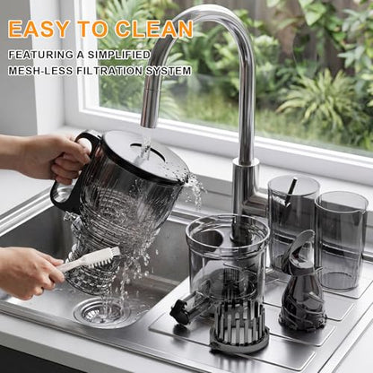 300W Cold Press Juicer with 5.8" Extra-Large Feed Chute