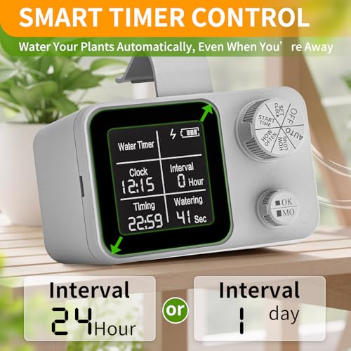 Automatic Plant Waterer for Indoor Plants Drip Irrigation Kit for 15 Plants