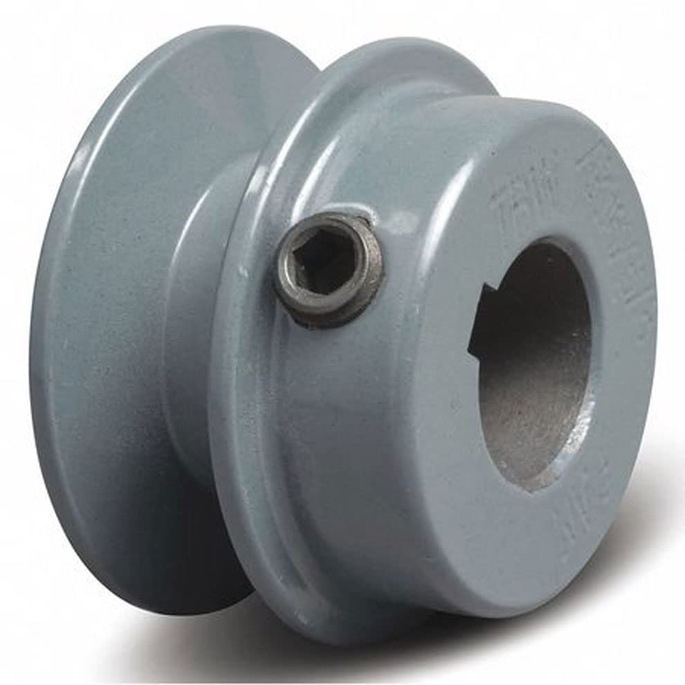 BK20 5/8" Inch Bore Solid Pulley with 2" OD for V-Belts cast Iron Size 4L, 5L