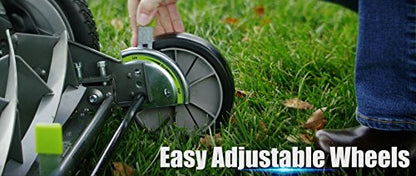 Earthwise 2001-20EW 20-Inch 5-Blade Push Reel Lawn Mower, Grey - size: 20", 5-blade