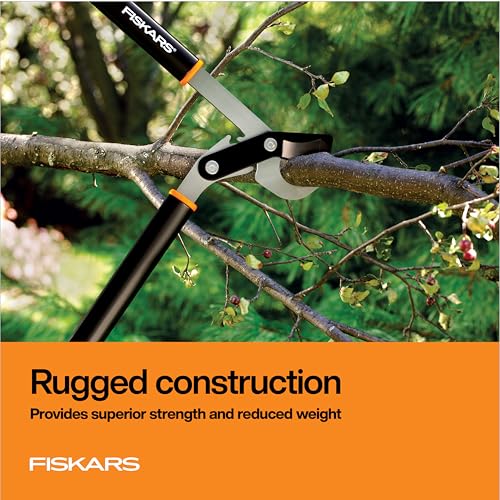 Fiskars 32” PowerGear Garden Bypass Loppers, Tree Trimmer, 2" Cut Capacity - style: 32" PowerGear Bypass
