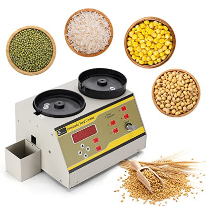CGOLDENWALL Automatic Counter Machine Microcomputer Counting Instrument for Rice Soybean Corn Wheat Grain Particles 110V