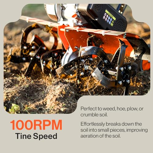 SuperHandy Tiller Cultivator, 7HP 209cc, Soil Tiller, Use Case Focus - style: Front Tine Tiller