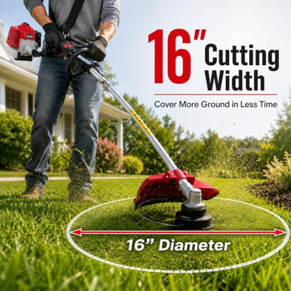 AMERISUN 26cc Gas String Trimmer 3-in-1, Weed Eater Brush Cutter