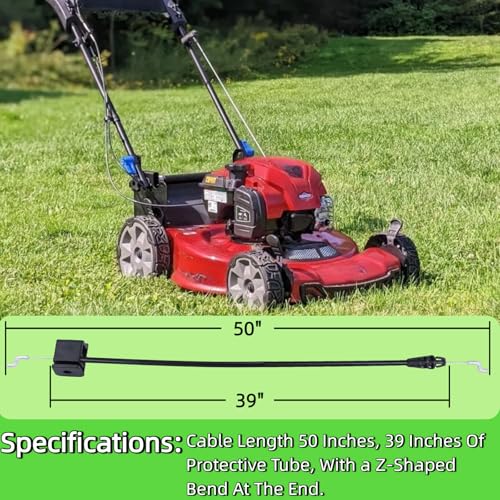 133-8109 Brake Cable for Toro 20" Rear Bagging & 22" Recycler Lawn Mower - size: 133-8109
