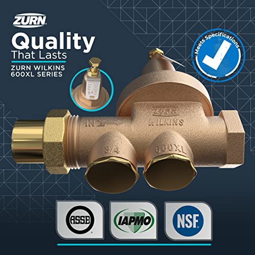 Zurn Wilkins 1-600XL 1" 600XL Pressure Reducing Valve - size: 1 Inch
