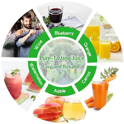 Green Fruit Wine Press 2.38 Gal - Heavy-duty T-Handle & Cross-beam, Stainless Steel Juice Maker for Apple, Grape, Home Brewing - color: Green, size: 2.38 Gallon