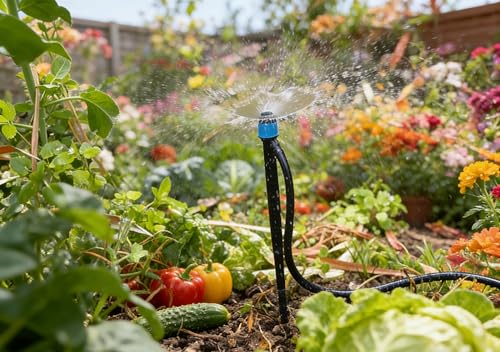 50 Pack 1/4 Inch Drip Irrigation Emitters for Garden Irrigation System - size: 50pcs Drip Emitters Vortex