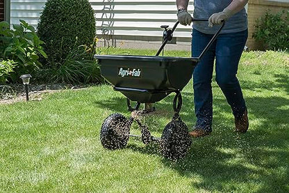 Agri-Fab 45-0388-KD 85 lb. Push Lawn & Garden Broadcast Spreader for Seed,Fertilizer; Walk Behind with Easy to use Cable Control
