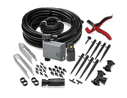 Orbit 69600 Shrub and Flower Bed Drip Irrigation Kit with B-hyve (Gen 2) Smart Hose Watering Timer - style: Smart Timer