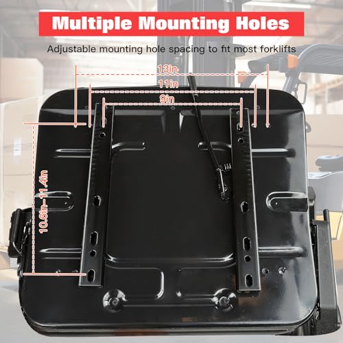 Ergonomic Tractor Seat, Universal Forklift Seat, Lawn Mower Seat | Forklift Compatible