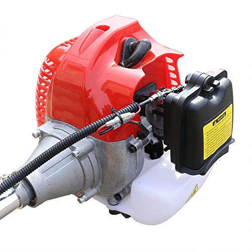 42.7CC Handheld Tiller Cultivator 2-Stroke Gas Powered Garden Rotary Cultivator Rototiller Mini Cordless Weeding Tilling Tool for Gardening,Sandy Land, Loose Soil, Cultivation of Cash Crops