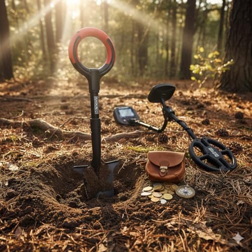 Root Slayer RS224 Mini Digger Garden Shovel, Heavy Duty Steel, Black - color: Black, size: Small