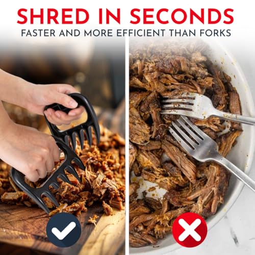Meat Shredder Claws – Bear Claws Meat Shredder, Dishwasher Safe BBQ Tool