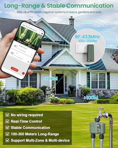 WiFi Water Timer 2 Zone for Garden Hose - size: 2 Outlet