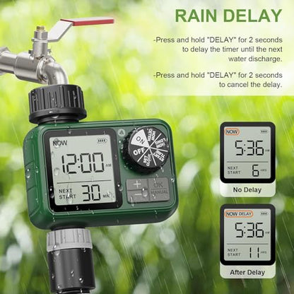 Water Timer for Outdoor Garden Hose, Sprinkler Timer for Garden - style: 1 Outlet