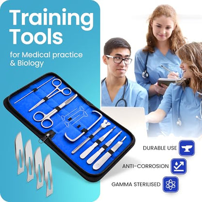 Core Flex Dissection Kit Durable 14-Piece for Medical & Veterinary Students