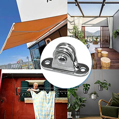 Small Pulley Block Silent Wall Mount Pulley Wheel