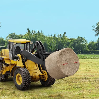 Hay Spear Set 49 in, 2 Stabilizers, Sleeve, 4500 lb Capacity, Red - size: 49" / With Sleeve