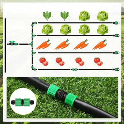 500 ft 5/8 Inch Drip Tape Irrigation Kit Drip Tape 8 Mil 8" Spacing Hose Garden Watering Tubing System Automatic Irrigation Equipment for Plant, Landscape, Yard, Lawn and Farm - size: 8 Mil, 500ft