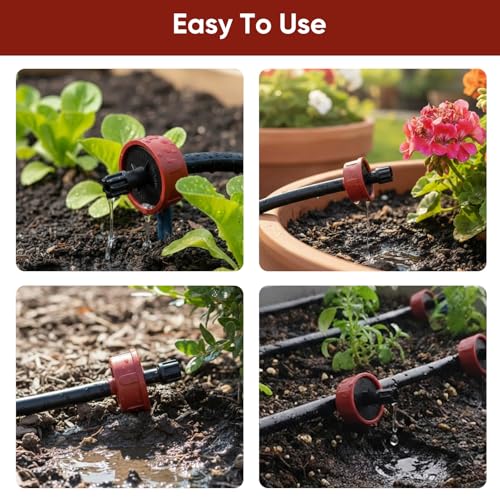 1 GPH Pressure Compensating Drippers for Drip Irrigation Kit, 30pcs - size: 30pcs 1 GPH