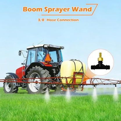 4 Nozzles Sprayer Boom Wand with 3/8 Inch Brass Fitting