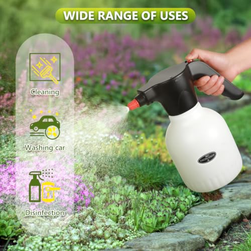 Electric Plant Spray Bottle 0.5 Gallon / 2L White