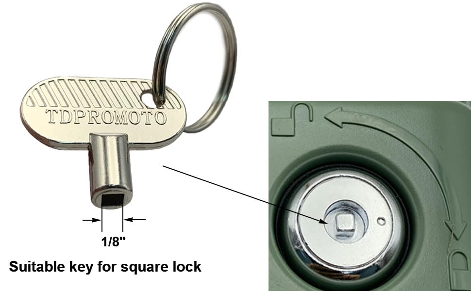Sprinkler Controller Door Key Sprinkler Timer Lock Key for Orbit and Hydro-Rain, Metal (2pack)