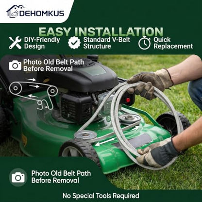GX20072 Deck Belt 1/2" x 104" for John Deere 42" Mowers - size: 1/2" x 104"
