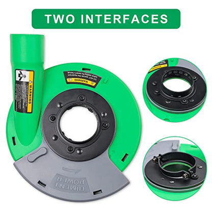 Dust Shroud for Angle Grinder 4/4.5/5 inch Universal Surface Grinding Shroud (125MM) - style: Angle Grinder Dust Shroud