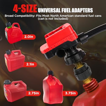 4.5GPM Cordless Fuel Transfer Pump with 51" PVC hose (Bare Tool)