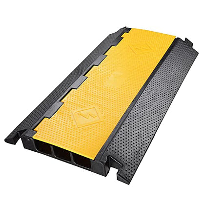 Yescom Cable Ramp Protector 3 Channel Garden Hose Protecitive 44000 Lbs - size: 2.8"H - 3 Channel