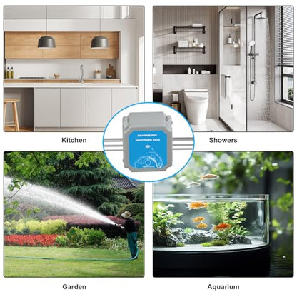 DN20 Smart Water Valve 3/4 Inch Smart Water Shutoff Valve Management System