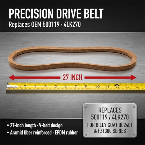 500119 Drive Belt Fits for Brush Cutter BC24 Series & Quick-Attach Blower