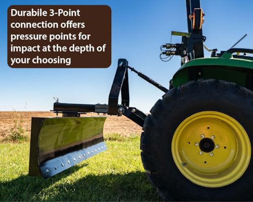 Impact Implements® 72" Grading Blade 3-Point Attachment for Cat-1 Tractors