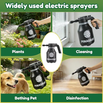 2L/0.5Gallon Upgraded Electric Water Sprayer with Thicker Body