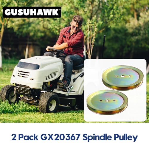 2 Pack GX20367 Pulley Replace John Deere GX20367 UC23728 for 42" - color: A14 2x GX20367