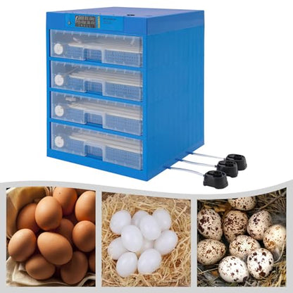 Incubators For Hatching Eggs, 256 Egg Hatching Incubator Automatic Chicken Incubators Egg Incubator With Automatic Turner And Automatic Humidit - size: 256 eggs