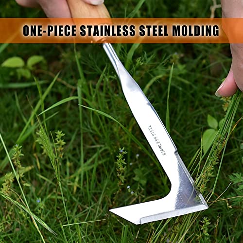 Crack Weeder Sickle Gardening Tool Weed Puller Weeding Tools for Garden (Orange) - color: Orange