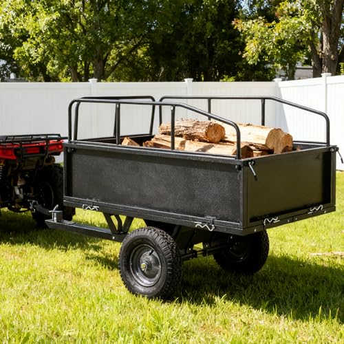 600LBS Steel Dump Cart, 17Cu.Ft.