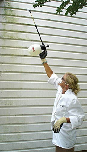 SOLO 420 2-Liter One-Hand Pressure Sprayer with Adjustable Telescoping Wand