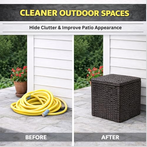 Garden Hose Reel Cart, Heavy Duty Hose Reel with Wheels, Outdoor Water Hose Reel for Backyard, Garden, or Lawn, Metal Hose Carts (200ft Lightweight Hose Capacity) - size: 200ft Lightweight Hose Capacity
