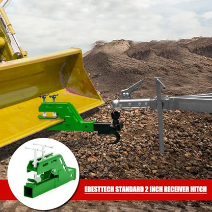 Tractor Bucket Receiver 2 inch 1PC Green - color: green