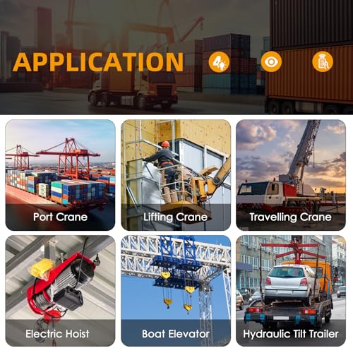 NEWTRY 2 in 1 Crane Remote, 12V Wireless & Wired Dump Trailer Remote
