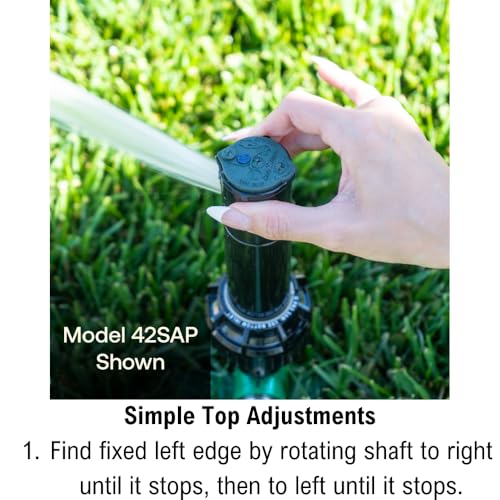 Rain Bird 42SASPG Gear Drive Rotor, Full Circle, 26-38 Feet