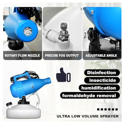 ZFULVO 4.5L(1.2Gallon) Portable Electric ULV Fogger Sprayer