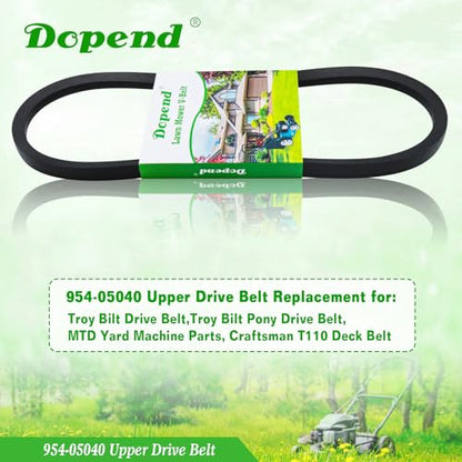 954-05040 Upper Drive Belt 5/8’’ x 35-1/4’’ for Craftsman T110, Troy Bilt, Murray, MTD Yard Machine Parts, Replaces 954-0241A Upper Drive Belt 954-0241, 754-05040, 754-0241, 754-0241A - size: 954-05040