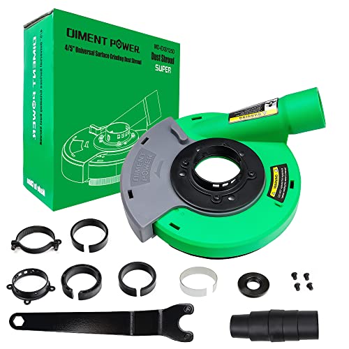 Dust Shroud for Angle Grinder 4/4.5/5 inch Universal Surface Grinding Shroud (125MM) - style: Angle Grinder Dust Shroud