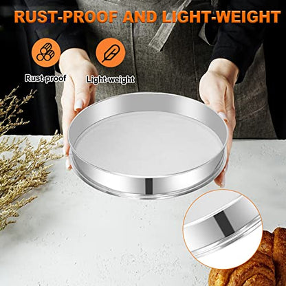 Sidasu 19.6" Vibrating Sifter Mesh Screen,80 Mesh Replacement Sieve - size: 80 mesh